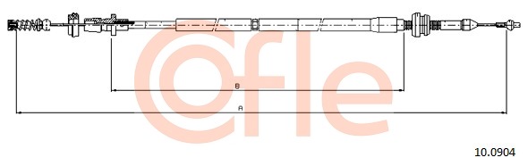 Cablu acceleratie 10.0904 COFLE