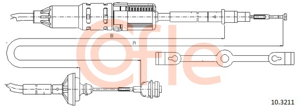 Cablu ambreiaj 10.3211 COFLE