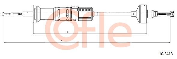 Cablu ambreiaj 10.3413 COFLE