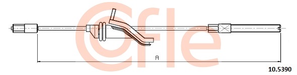 Cablu, frana de parcare 10.5390 COFLE