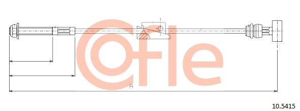 Cablu, frana de parcare 10.5415 COFLE