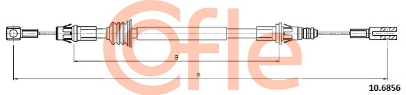 Cablu, frana de parcare 10.6856 COFLE