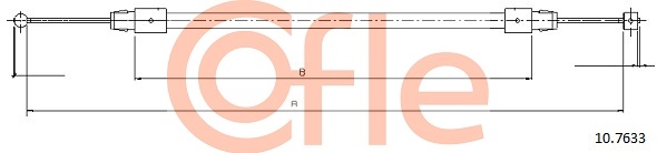 Cablu, frana de parcare 10.7633 COFLE