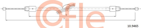 Cablu, frana de parcare 10.9465 COFLE