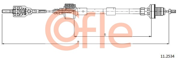 Cablu ambreiaj 11.2534 COFLE