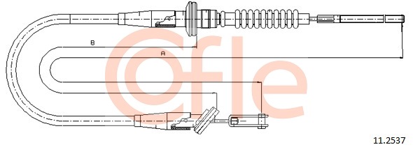 Cablu ambreiaj 11.2537 COFLE