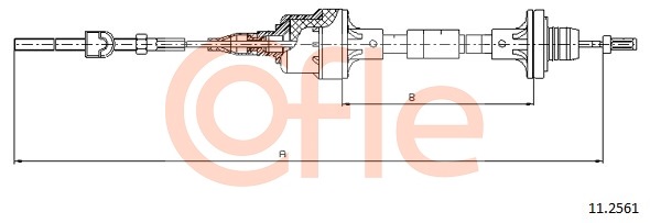 Cablu ambreiaj 11.2561 COFLE
