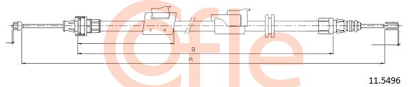 Cablu, frana de parcare 11.5496 COFLE