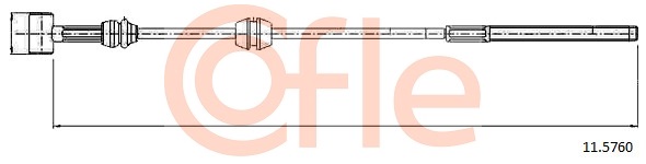 Cablu, frana de parcare 11.5760 COFLE
