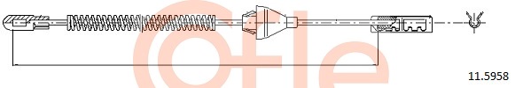Cablu, frana de parcare 11.5958 COFLE