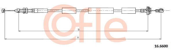 Cablu acceleratie 16.6600 COFLE