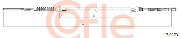 Cablu, frana de parcare 17.0373 COFLE