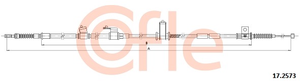 Cablu, frana de parcare 17.2573 COFLE