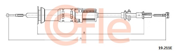 Cablu ambreiaj 19.211E COFLE