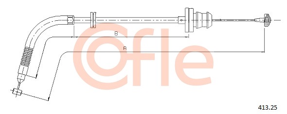 Cablu acceleratie 413.25 COFLE