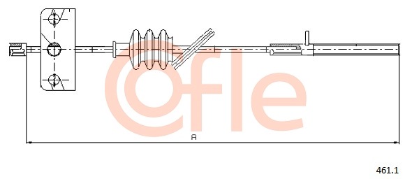 Cablu, frana de parcare 461.1 COFLE