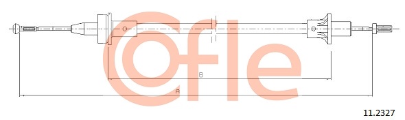 Cablu ambreiaj 92.11.2327 COFLE