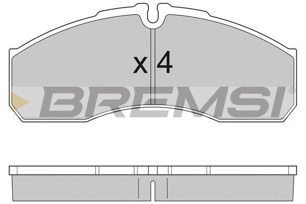 Set placute frana,frana disc BP2952 BREMSI