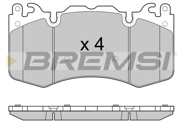 Set placute frana,frana disc BP3414 BREMSI