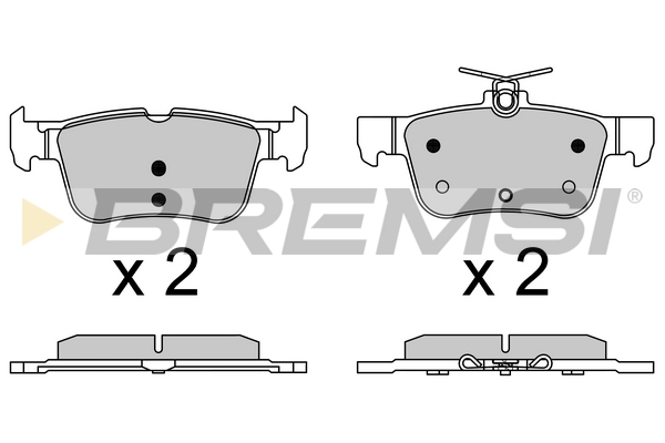 Set placute frana,frana disc BP3637 BREMSI