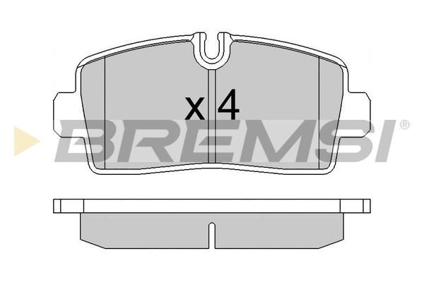 Set placute frana,frana disc BP3867 BREMSI