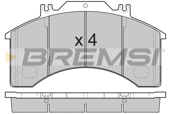 Set placute frana,frana disc BP7251 BREMSI