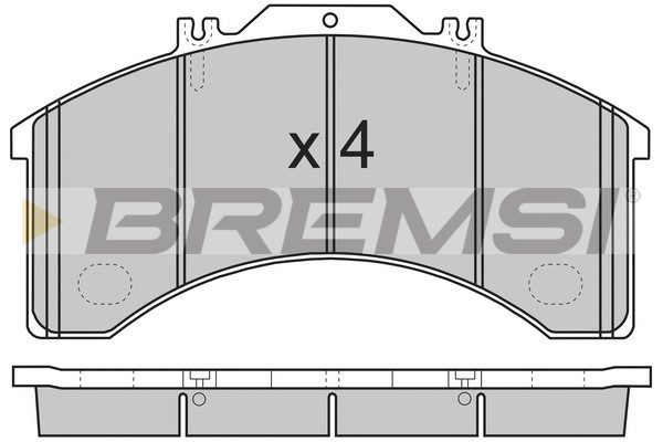 Set placute frana,frana disc BP7252 BREMSI