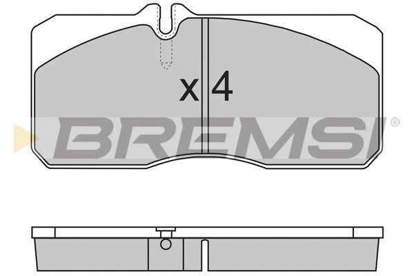 Set placute frana,frana disc BP7267 BREMSI