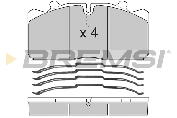 Set placute frana,frana disc BP7285 BREMSI