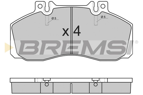 Set placute frana,frana disc BP7289 BREMSI