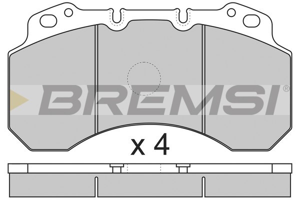 Set placute frana,frana disc BP7299 BREMSI