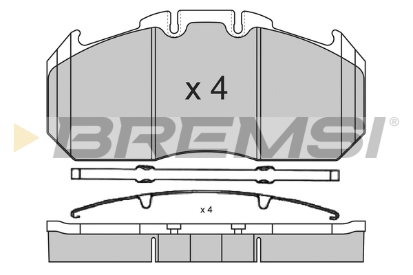 Set placute frana,frana disc BP7310 BREMSI
