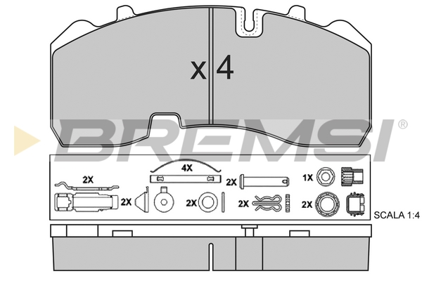 Set placute frana,frana disc BP7315 BREMSI