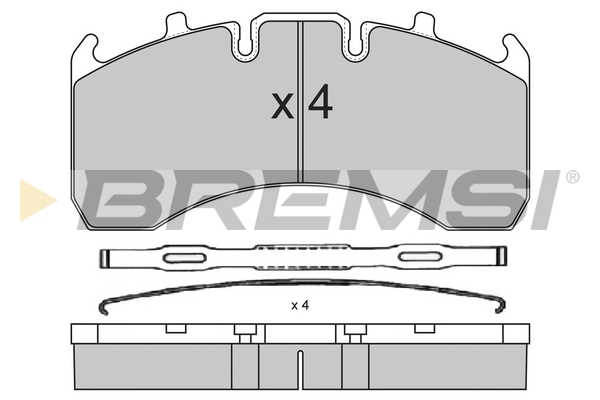 Set placute frana,frana disc BP7323 BREMSI
