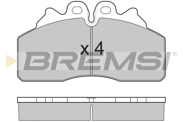 Set placute frana,frana disc BP7325 BREMSI
