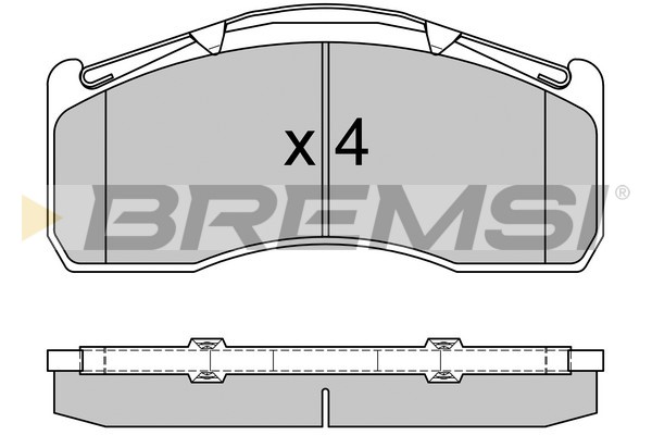Set placute frana,frana disc BP7332 BREMSI