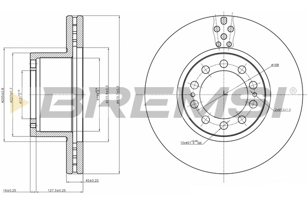 Disc frana CD5323V BREMSI