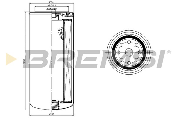 Filtru combustibil FE1852 BREMSI