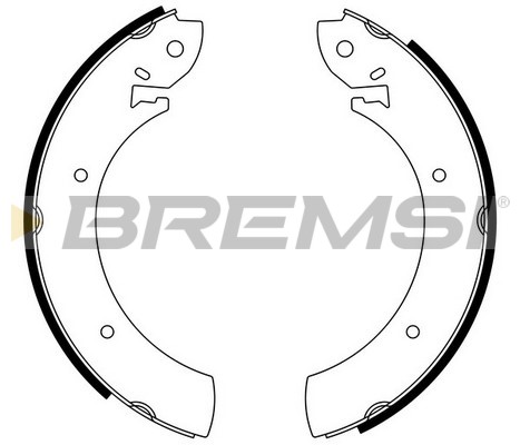 Set saboti frana GF0207 BREMSI