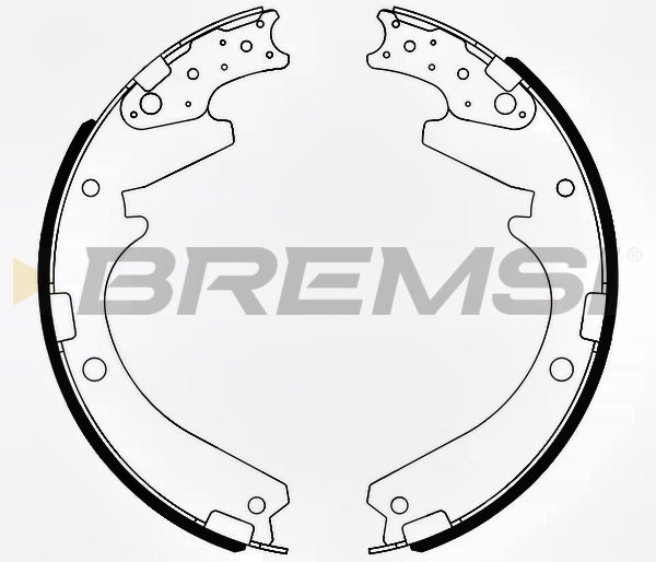 Set saboti frana GF0816 BREMSI