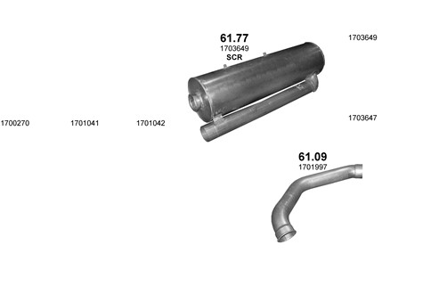 Sistem de esapament POLMO40115 POLMO