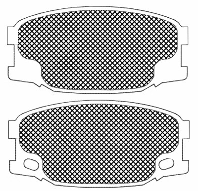 Set placute frana,frana disc 20079 BSF