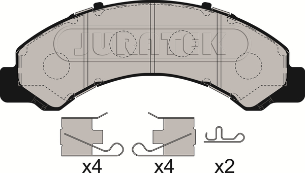 Set placute frana,frana disc JCP009 JURATEK