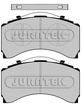 Set placute frana,frana disc JCP1005 JURATEK