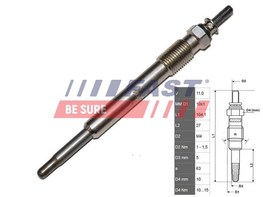 Bujie incandescenta FT82732 FAST