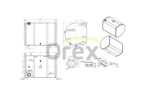 Rezervor combustibil 347002 OREX