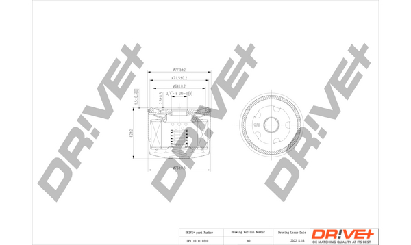 Filtru ulei DP1110.11.0310 Dr!ve+
