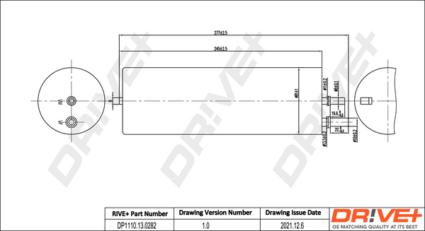Filtru combustibil DP1110.13.0282 Dr!ve+