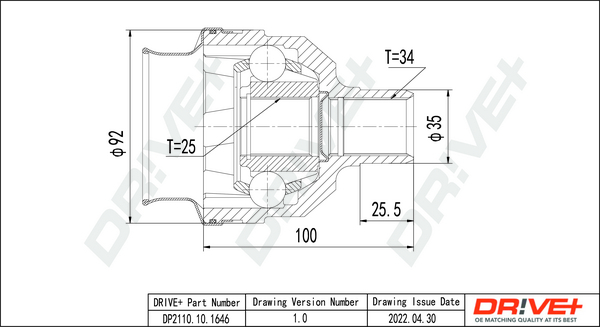 Set articulatie, planetara DP2110.10.1646 Dr!ve+