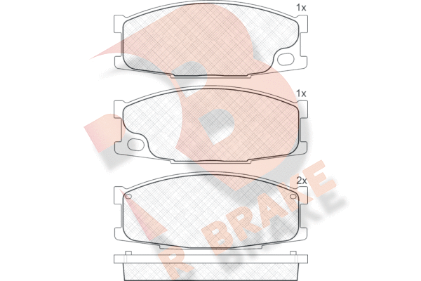 Set placute frana,frana disc RB1504 R BRAKE